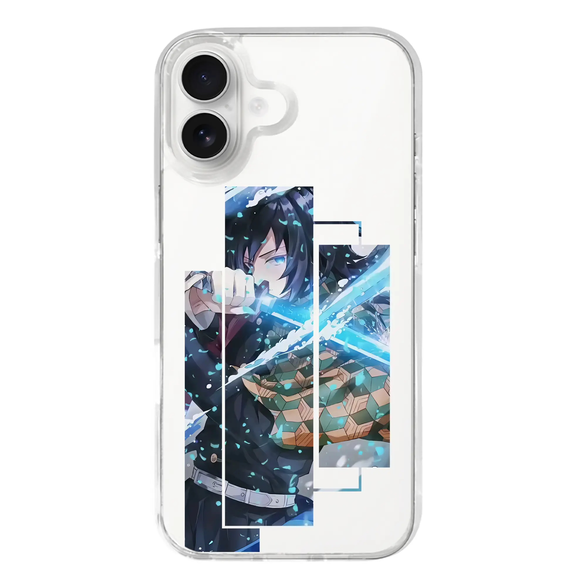 鬼滅の刃 グッズ,冨岡 義勇 - iPhone 17シリーズ 透明スマホケース – 薄型・耐衝撃・精密フィット保護カバー